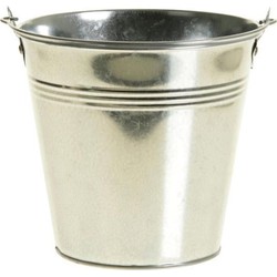 Zinken emmer/plantenpotje 9 cm - Emmers