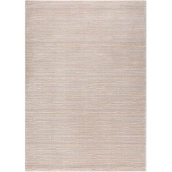 Eleganza vloerkleed - Gestreept Modern Laagpolig - Beige / Grijs