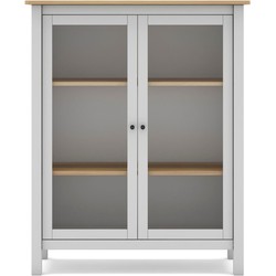 Vitrinekast 2 Deuren L90 x H110 cm - Misti