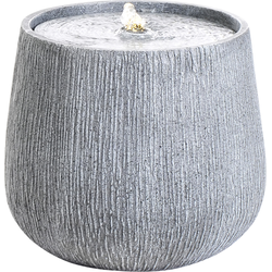 Beliani CASCATA - Decoratieve fontein-Grijs-Hars