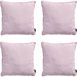 Madison -  Sierkussen Panama soft pink - Ca. 60x60 cm - Set van 4