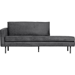 BePureHome Daybed Left Rodeo - Structure Velvet - Mountain - 85x203x86