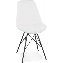 Design stoel VIOLETTE 55x45x83 cm Wit