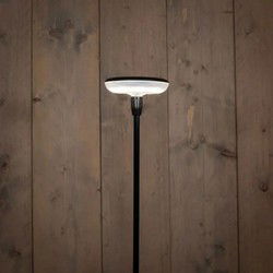 Solar lamp bewegend licht zwart