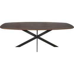 Starfurn Eiken eettafel Ferris | Deens Ovaal 240 cm | Walnoot