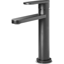 COLHUE - Enkele wastafelkraan - Zwart - 18 cm - Messing