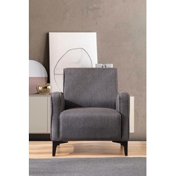 Fauteuil Petra Antraciet