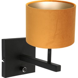 Steinhauer wandlamp Stang - zwart -  - 8176ZW
