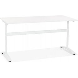 Groot recht bureau CRYPTO 160x80x74 cm Wit