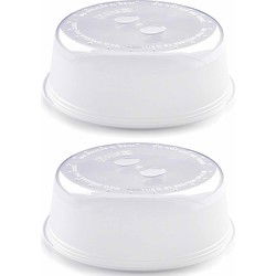 Plasticforte Magnetron deksel - 2x - 27 cm - transparant - magnetronstolp - Magnetrondeksel