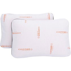 Traagschuim Hoofdkussen met 3D-rand - Koper - Zydante Swisstech® - 40x60 cm