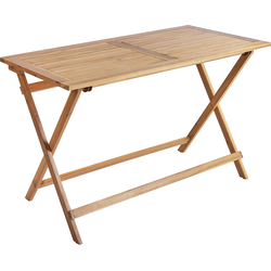 Beliani PROSSEDI - Tuintafel-Lichte houtkleur-Acaciahout