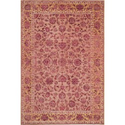 Safavieh Craft Art-Inspired Indoor Woven Area Rug, Valencia Collection, VAL113, in Pink & Multi, 122 X 183 cm