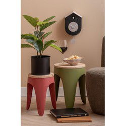 Kruk Double Funky - Legergroen - Ø24cm