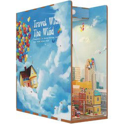 Tone-cheer Book Nook Travel with the Wind DIY Modelbouw Knutselen