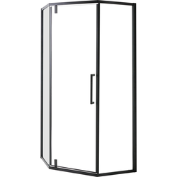TOCANTINS - Douchecabine - Zwart - Veiligheidsglas