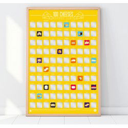 Gift Republic Scratch Poster - 100 Kazen