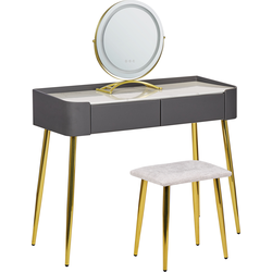 SURIN - Kaptafel - Grijs - MDF