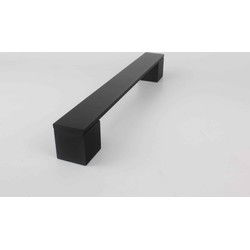 Deurgreep Hennie - zwart - 160 mm - Industrieel - Handgreep - Kastgreep - Ladegreep