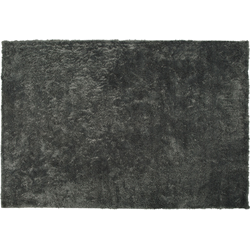EVREN  - Shaggy vloerkleed - Donkergrijs - 160 x 230 cm - Polyester