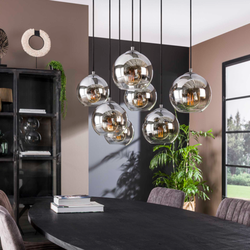 Hanglamp Bubble Shaded - Glas - 7-Lichts