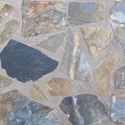 Kwartsiet Glacier Grey Blue 3-5 cm dik cm