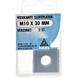 Sluitplaat vk m10x30mm verz 2st