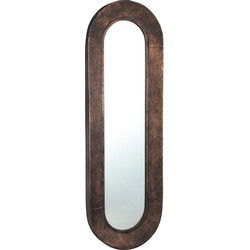 PTMD Spiegel Darcio - 32x5x100 cm - Metaal - Koper