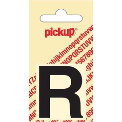Plakletter Helvetica 40 mm Sticker zwarte letter r - Pickup