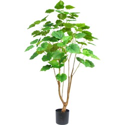 Kunstplant Ficus 150 cm Supreme | Echt schors (Stam) | NeverLeafs