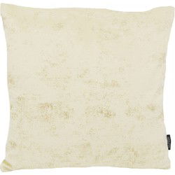 Sierkussen Flo Gold Velvet Creme | 45 x 45 cm | Polyester
