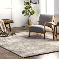 Wasbaar vloerkleed - Solid Beige - 240 X 340 CM