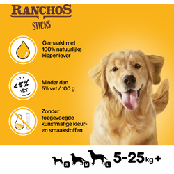 Ranchos Sticks Kip Hondensnack 60 gram