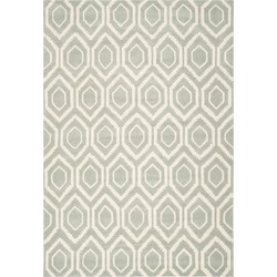 Safavieh Contemporary Indoor Hand Tufted Area Rug, Chatham Collection, CHT731, in Grey & Ivory, 152 X 244 cm