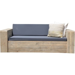 Wood4you - Loungebank Washington - Industrial wood - incl kussens