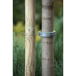 Softboomband groen 30x2,5cm set a 2 stuks