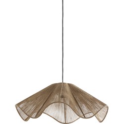 Light & Living - Hanglamp FODARA - Ø60x24cm - Bruin
