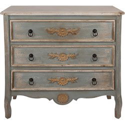 Clayre & Eef Dressoir Groen Hout