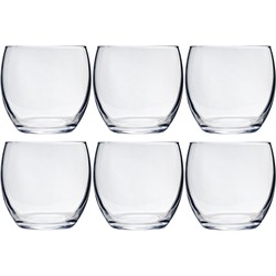 Set van 18x stuks waterglazen/drinkglazen transparant 340 ml - Drinkglazen