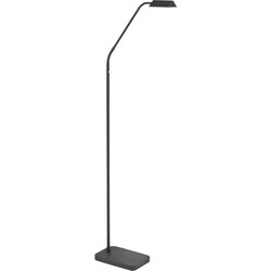 Landelijke Moderne Metalen Highlight Como LED Vloerlamp - Zwart