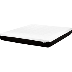 SPONGY - Schuimmatras stevig - Zwart/Wit - 180 x 200 cm - Traagschuim