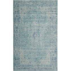 Safavieh Craft Art-Inspired Indoor Woven Area Rug, Valencia Collection, VAL103, in Teal & Multi, 122 X 183 cm