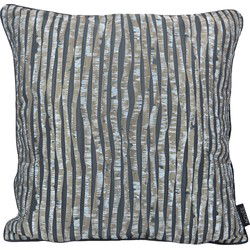 Sierkussen Silver Lines | 45 x 45 cm | Jacquard/Polyester