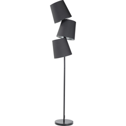 Beliani RIO GRANDE - Staande lamp-Zwart-IJzer