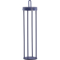 Light&living Tafellamp LED Ø13x50 cm ISALO kobalt blauw