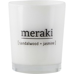 Meraki Geurkaars Sandalwood & Jasmin wit