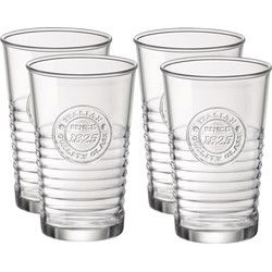 Bormioli Rocco Waterglazen - Set van 4x - transparant - 300 ml - glas - Drinkglazen