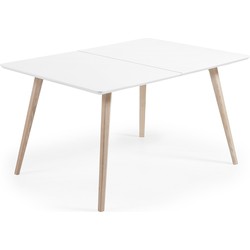 Kave Home - Eunice uitschuifbare tafel 140 (220) x 90 cm + tas