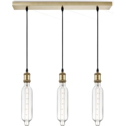 Home sweet home hanglamp Vintage brons 3L Beam Tube - helder