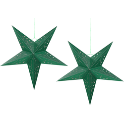 Beliani MOTTI - Wanddecoratie-Groen-Papier